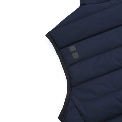 UBR Sonic Vest Gilet in Navy Shoulder Logo