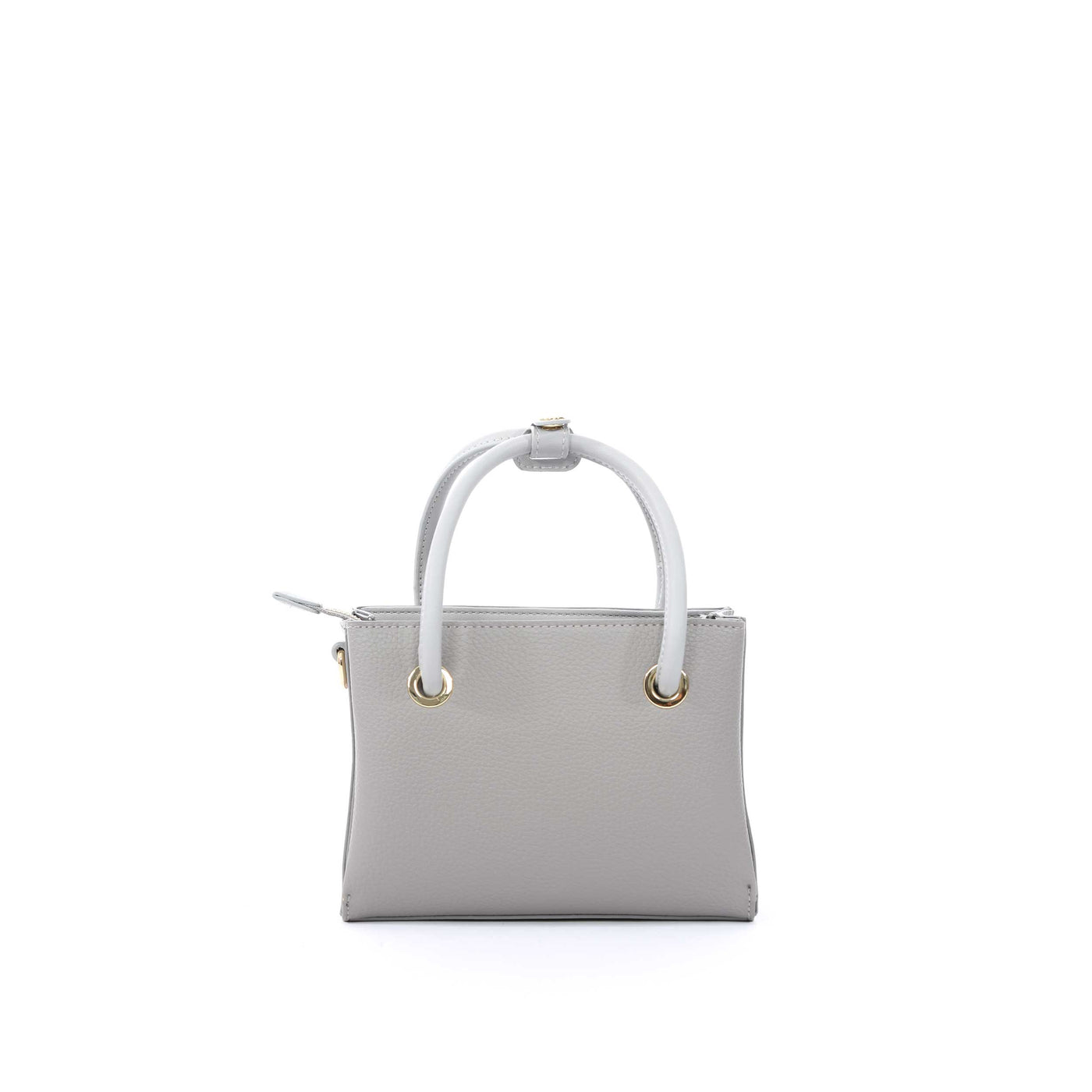 Valentino Bags Alexia Mini Shopper Ladies Bag in Grey Back