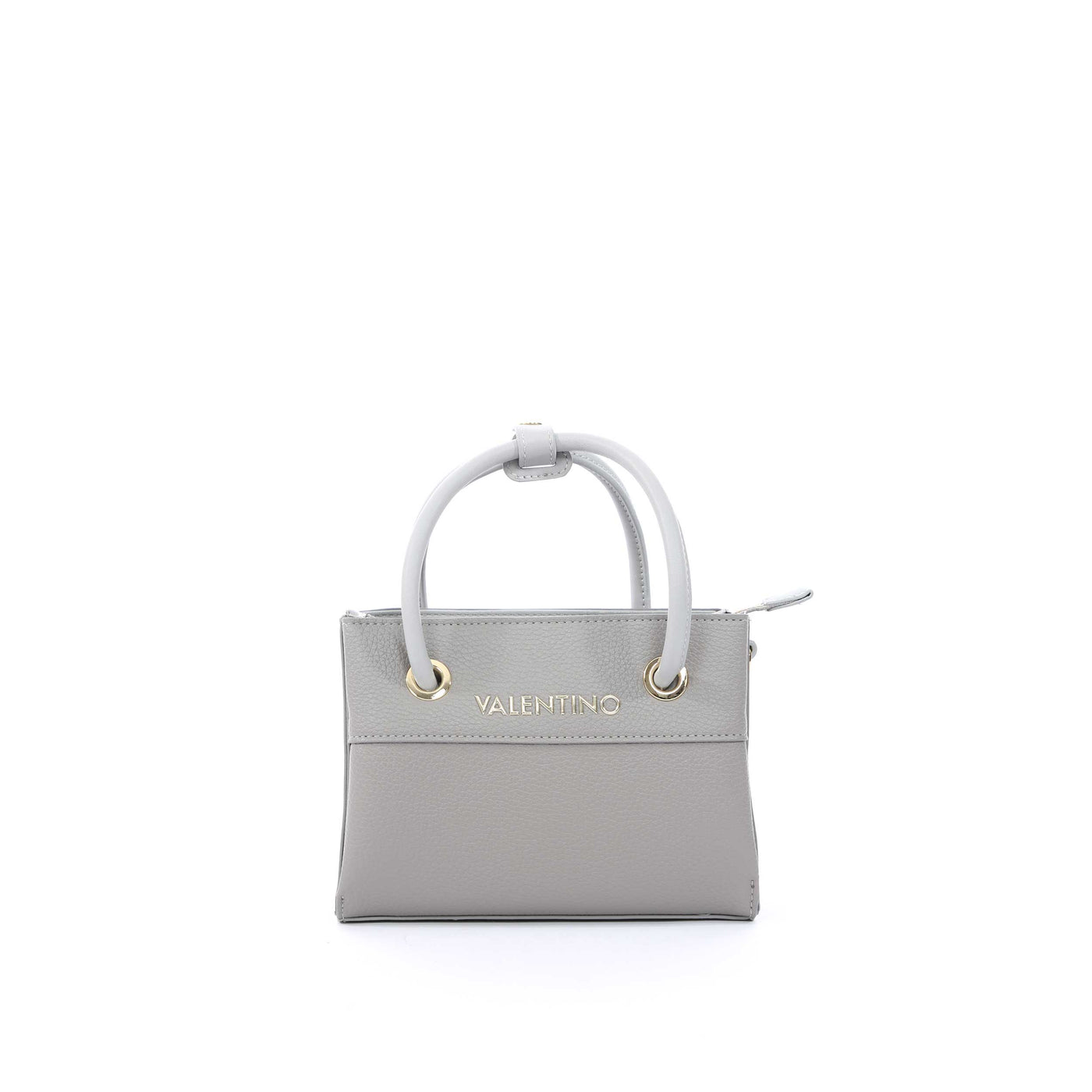 Valentino Bags Alexia Mini Shopper Ladies Bag in Grey Front