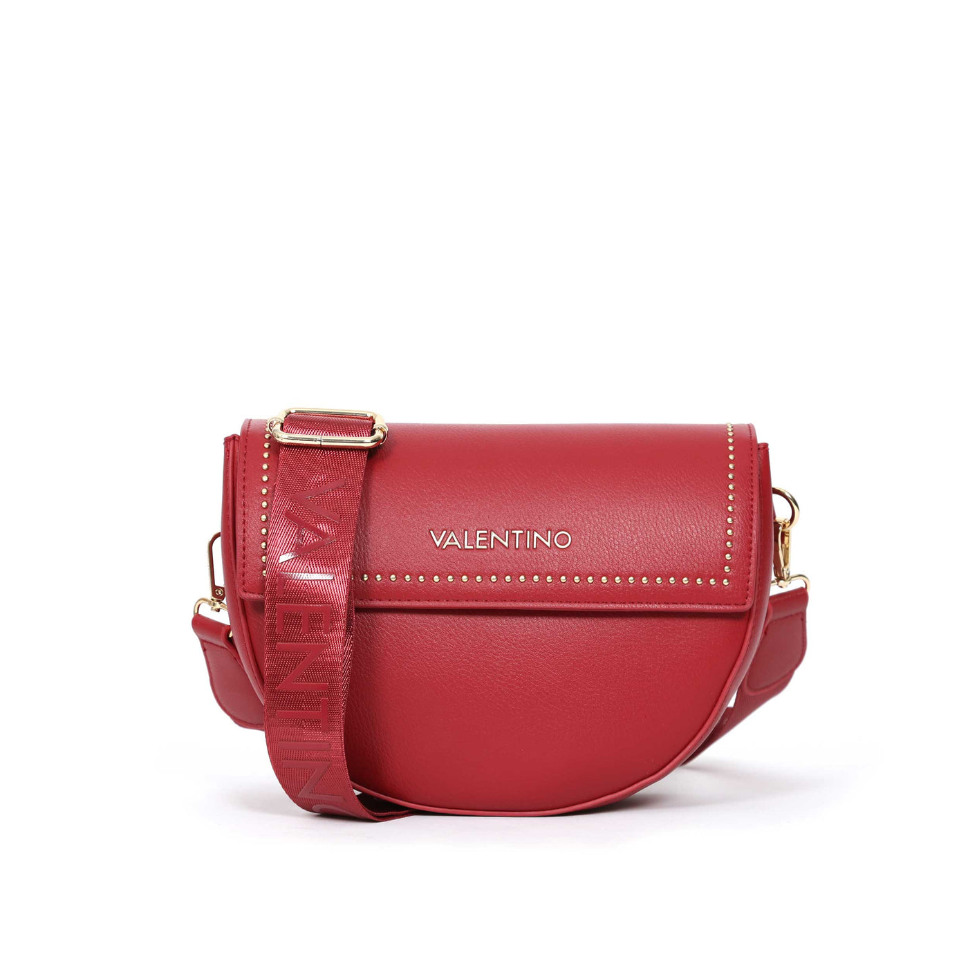 Valentino Bags Bigs Shoulder Bag in Rosso Red front