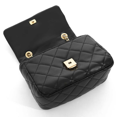 Valentino Bags Ocarina Ladies Shoulder Bag in Black Clasp