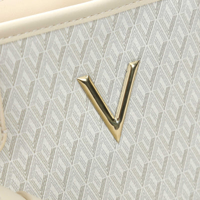 Valentino Bags Queen RE Ladies Tote Bag in Ecru