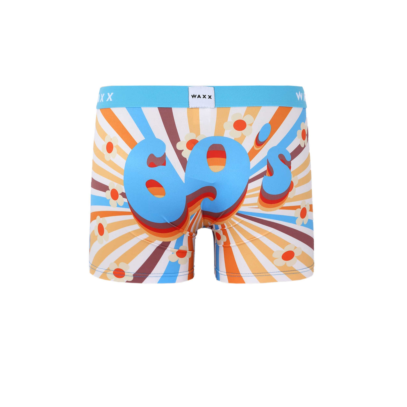 Waxx Hippie 69 Boxer Short in Sky Blue Back