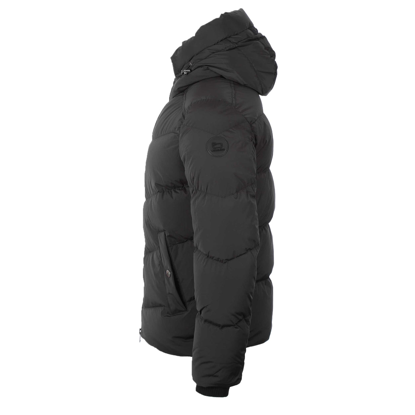 Woolrich Premium Down Jacket in Black Side