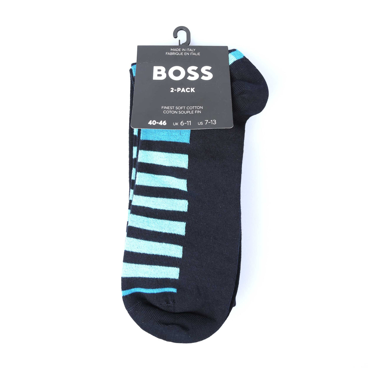 BOSS 2P RS Stripe CC Sock in Dark Blue