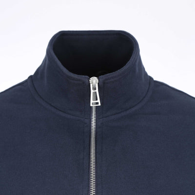 Belstaff Quarter Zip Sweat Top in Dark Ink