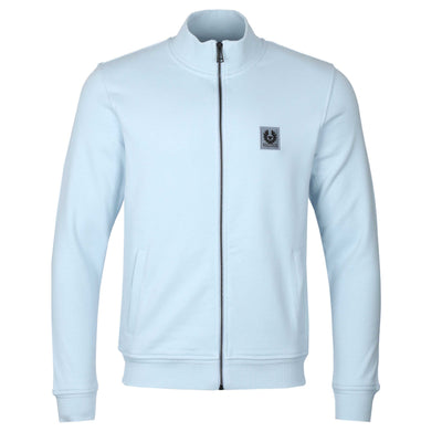 Belstaff Full Zip Sweat Top in Sky Blue