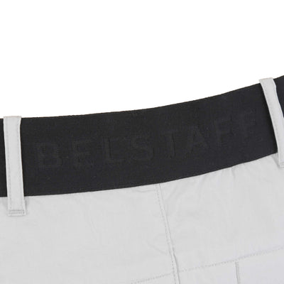 Belstaff Jet Short in Pearl Grey Waistband Detail