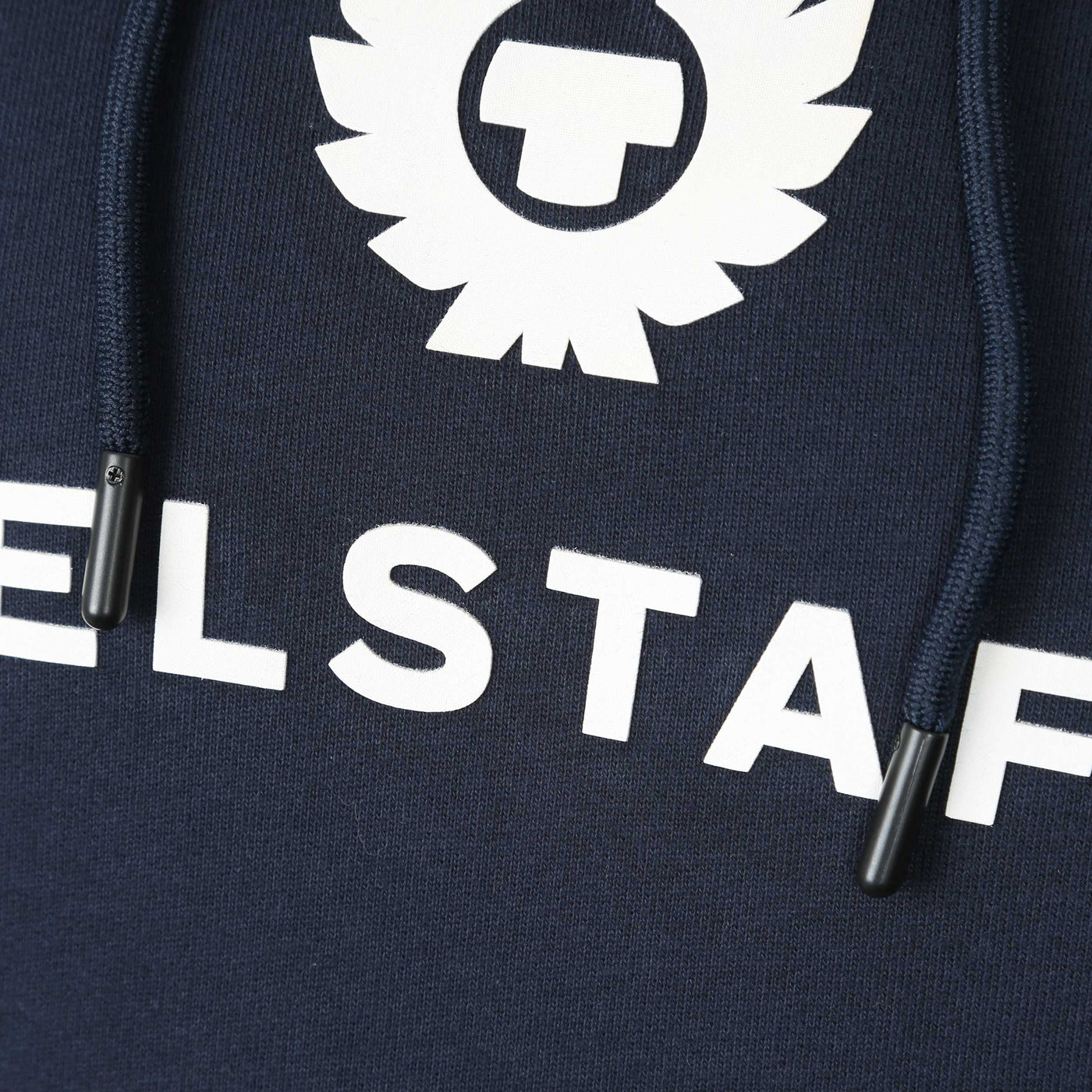 Belstaff Signature Hoodie Sweat Top in Dark Ink Logo