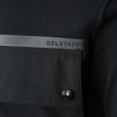 Belstaff Surge Crewneck Sweat Top in Black