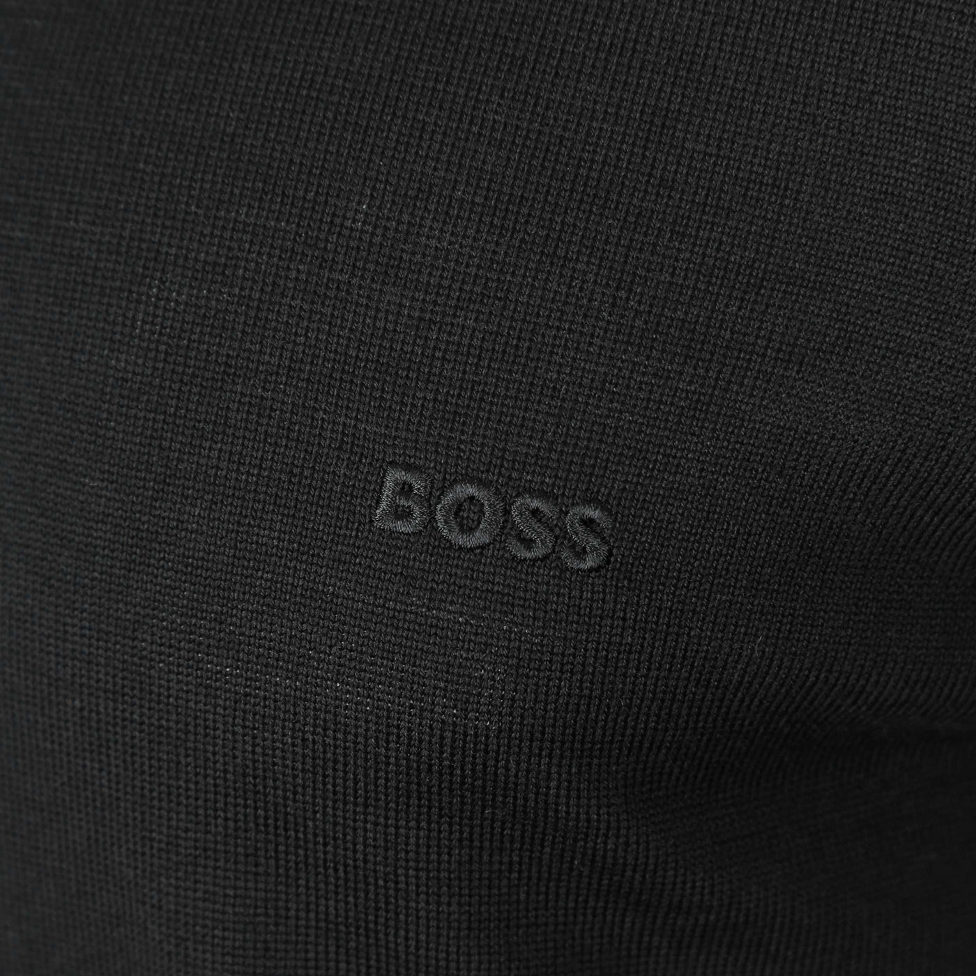 BOSS Bono L Knitwear in Black Logo