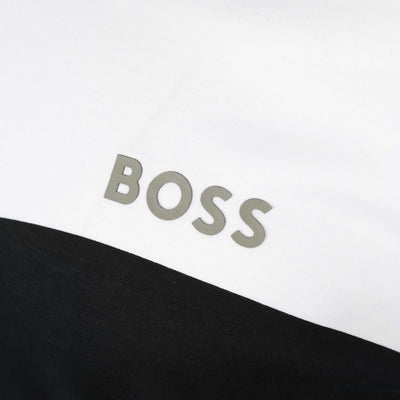 BOSS Paddy 8 Polo Shirt in Black & White