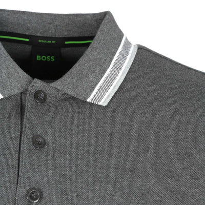 BOSS Paddy Polo Shirt in Mid Grey