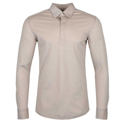 BOSS C Hal HBD Shirt in Light Beige