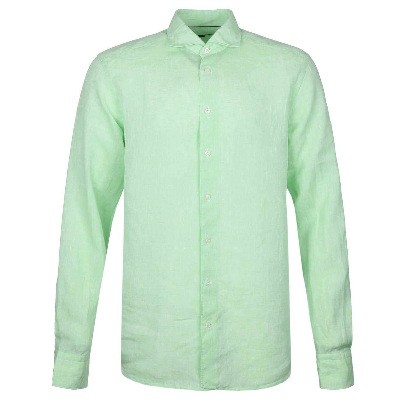 Eton Linen Shirt in Light Green