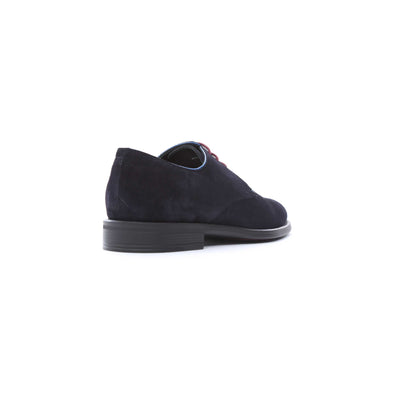 Paul Smith Bayard Suede Shoe in Navy Heel