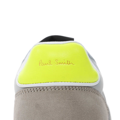 Paul Smith Eighties Trainer in Grey Heel Logo