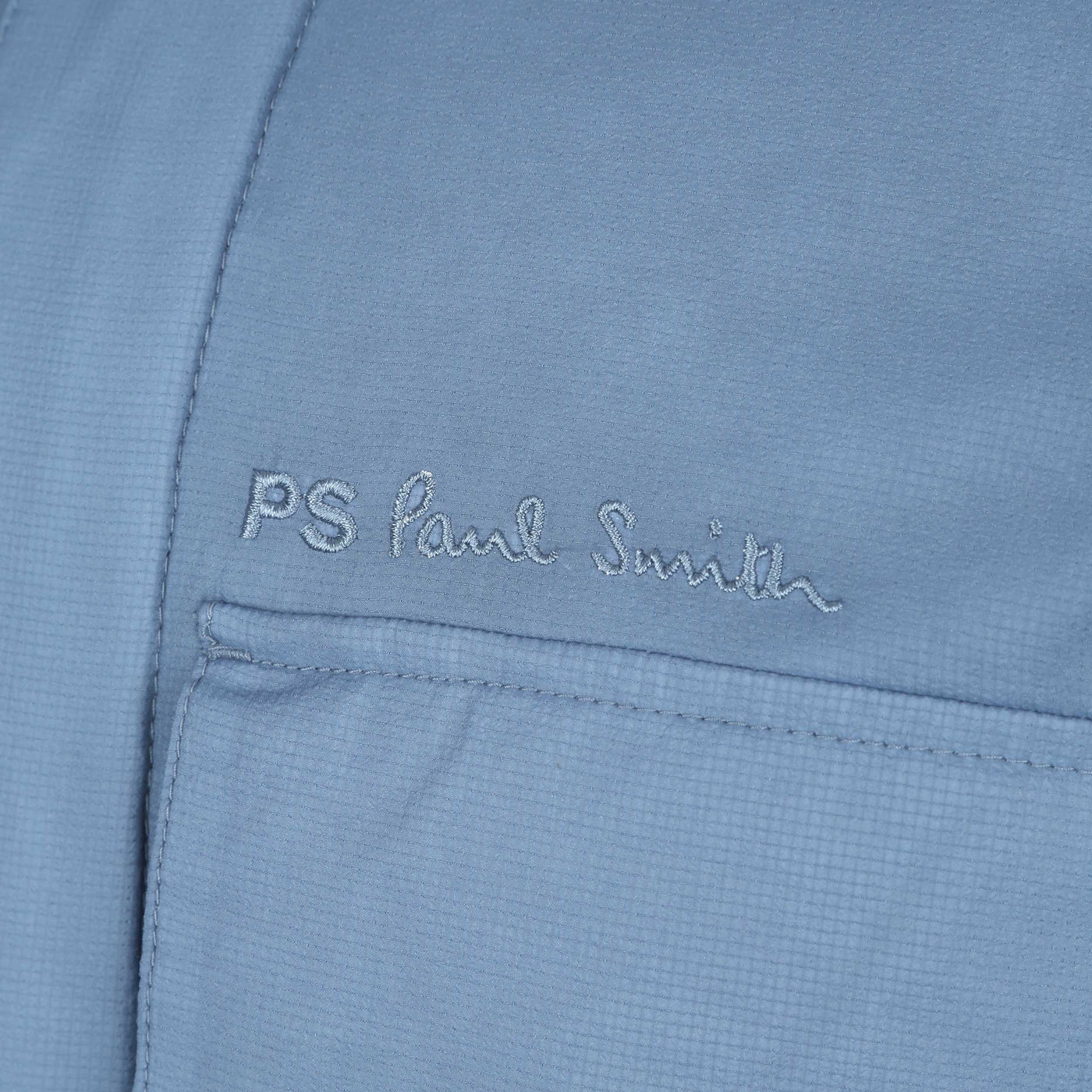 Paul Smith Full Zip Overshirt in Airforce Blue