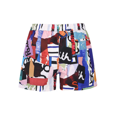 Paul Smith PPR Collage Swim Short in Multi-colour Back