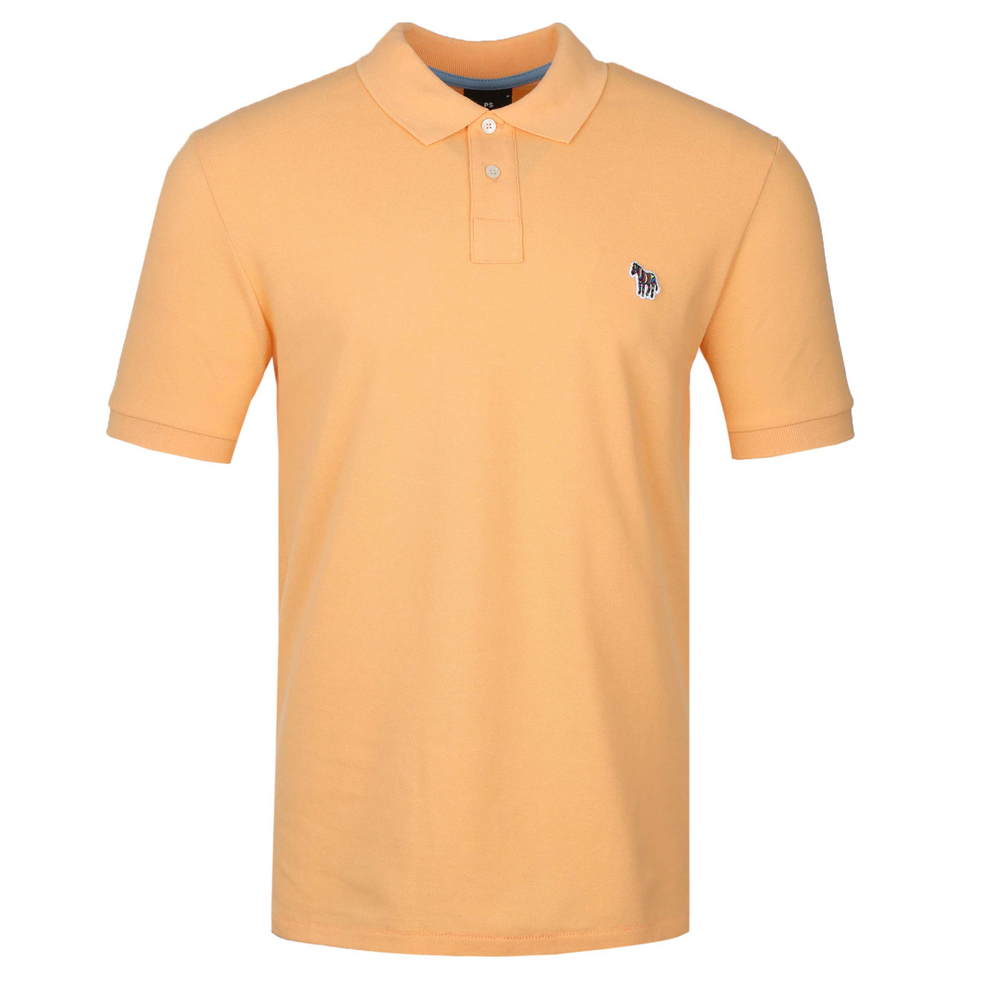 Paul Smith Zebra Badge Polo Shirt in Tangerine