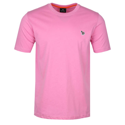 Paul Smith Zebra Badge T Shirt in Pink