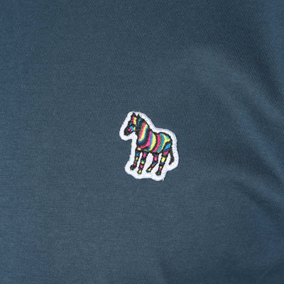 Paul Smith Zebra Badge T Shirt in Teal