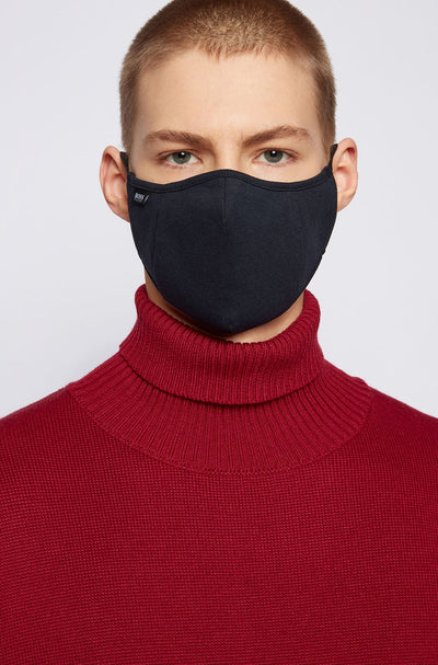 BOSS Mask Triple X-M Face Mask in Black, Navy & Grey