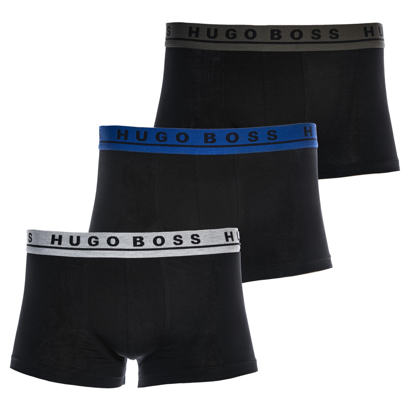 BOSS 3 Pack Trunk Underwear in Black