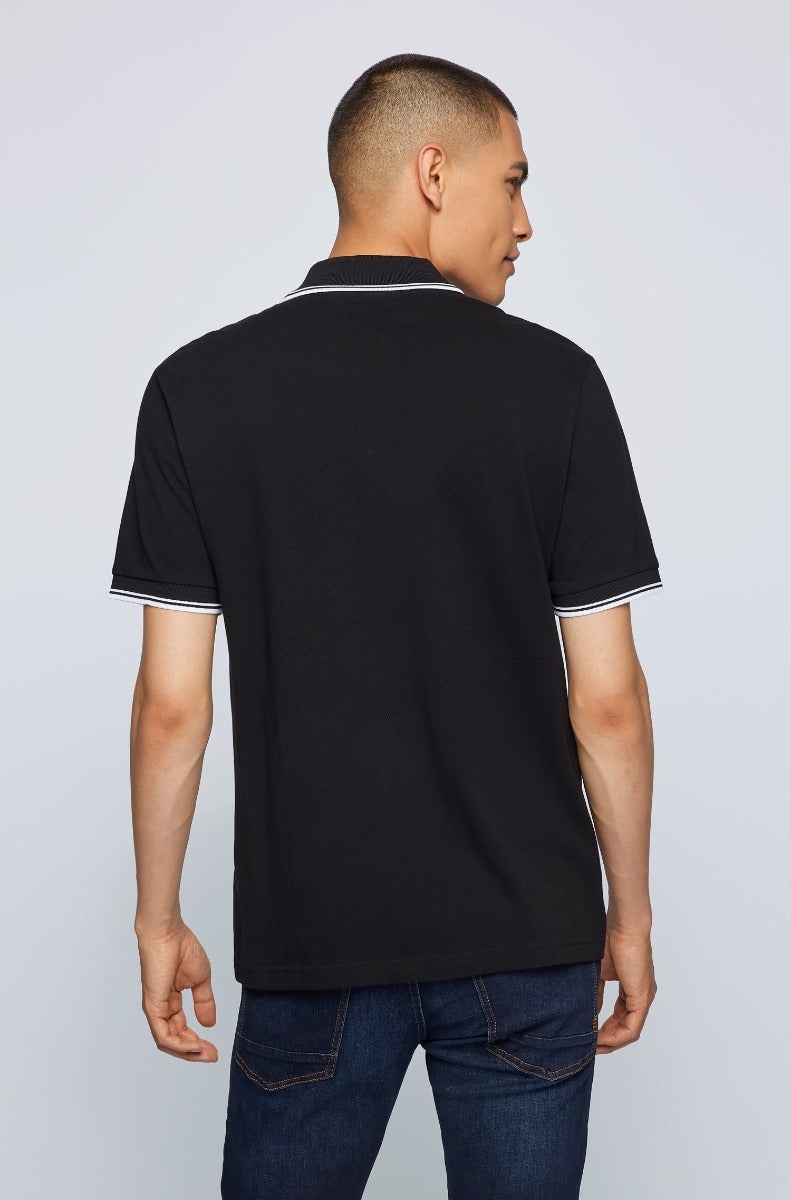 BOSS Pchup 1 Polo Shirt in Black  Model 2