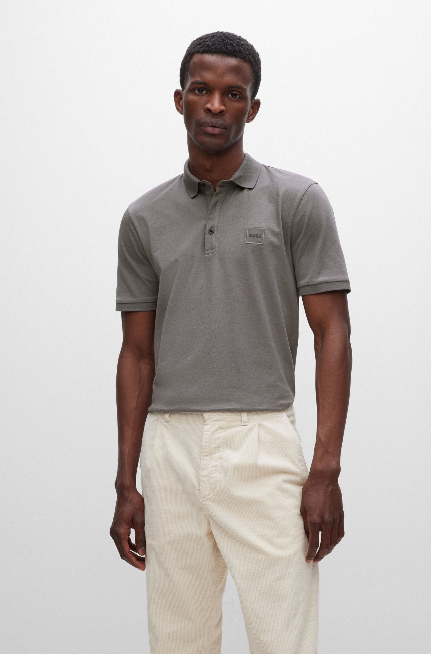 BOSS Passenger Polo Shirt in Dark Grey