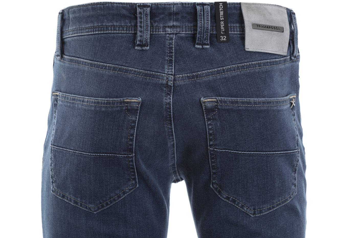 Tramarossa Leonardo Slim D488 Jean in Mid Blue Wash